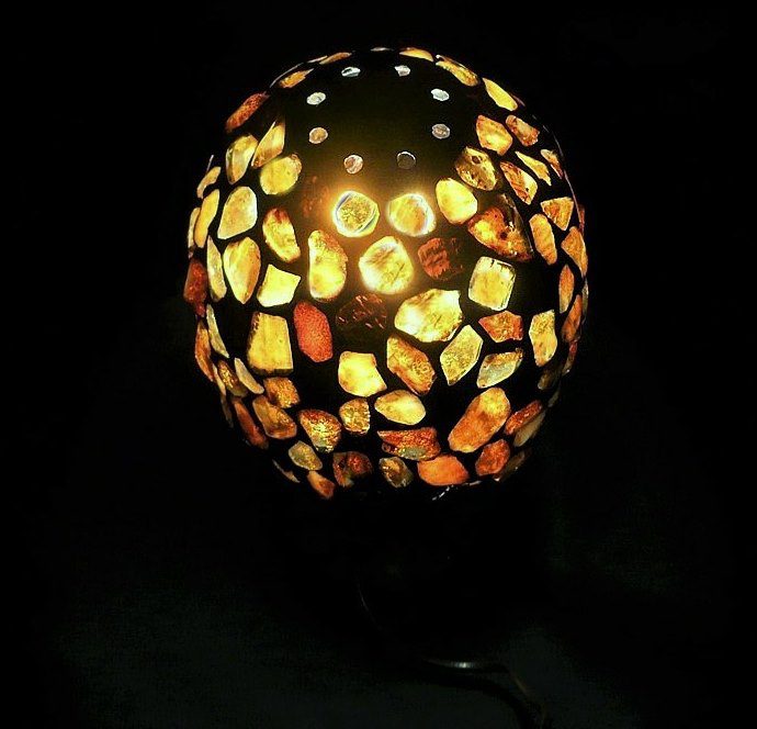 amber night lamp
