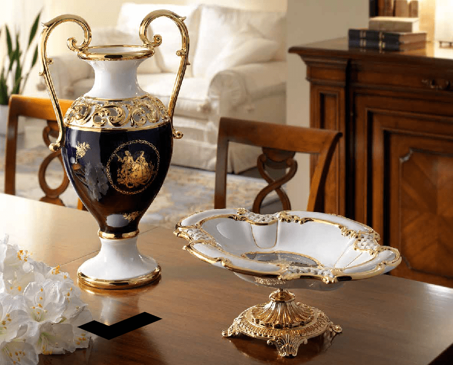 beautiful baroque vase for the dining room