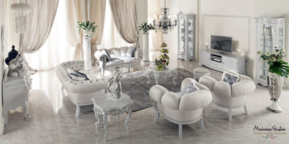 charming Italian classic living room furniture