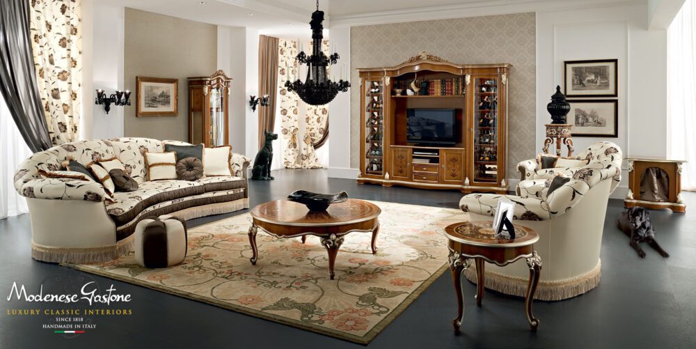 classic Italian living room furniture