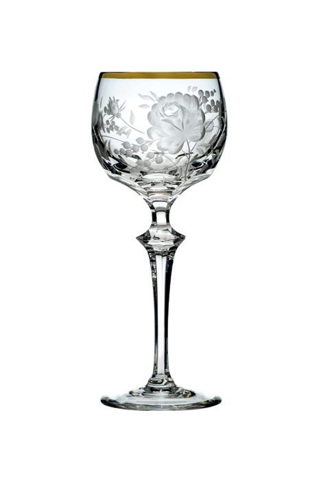 crystal glasses, Christmas tableware