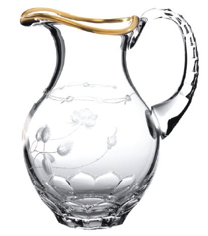 crystal jug, Christmas tableware