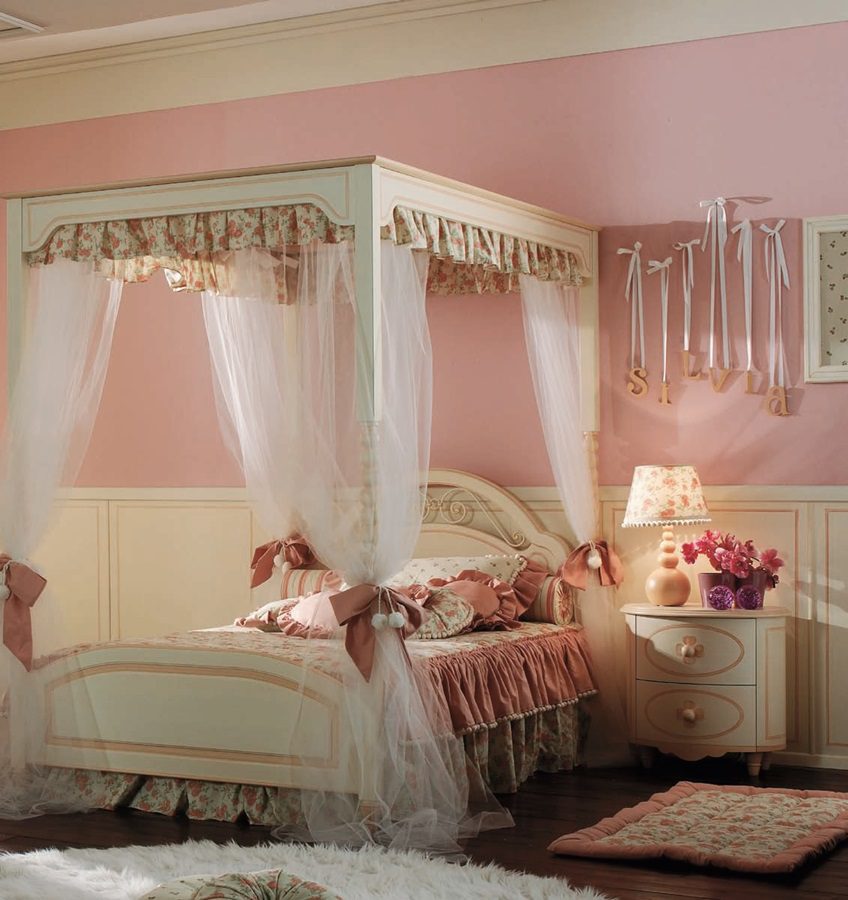 Elite Italian bedrooms for girls