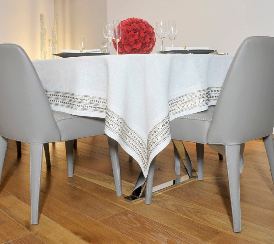 elegant tablecloth