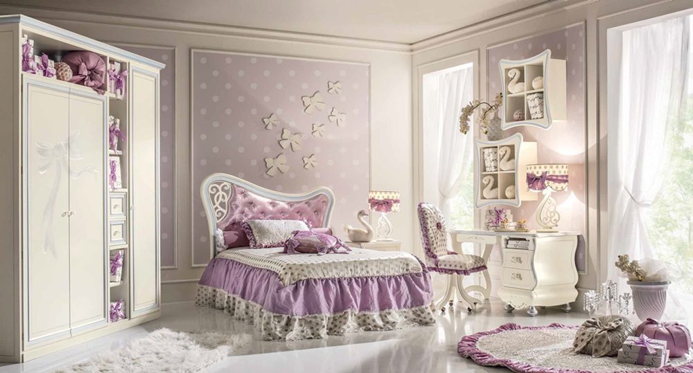 beautiful Italian bedrooms not only for girls - shop