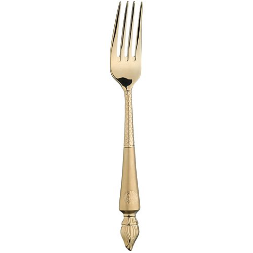 gold plated fork