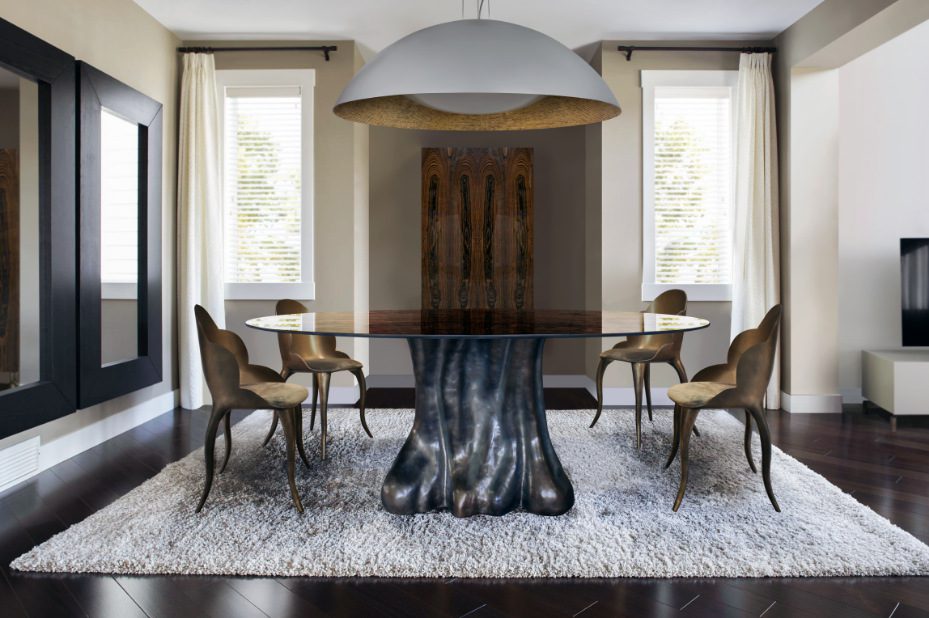 futuristic living room tables