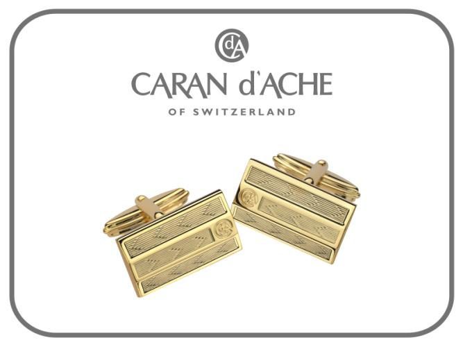 Gold-plated men's shirt clip