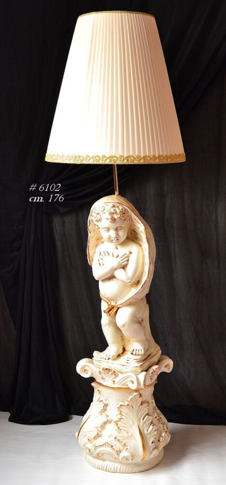 ceramic angels lamp