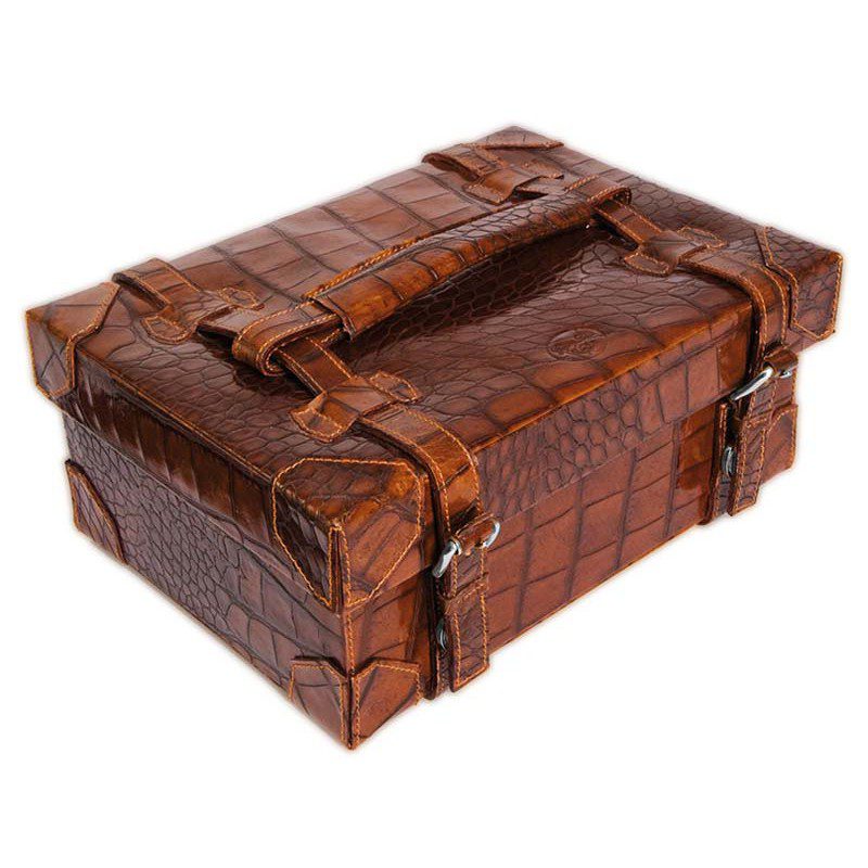 leather trunk for jewelry