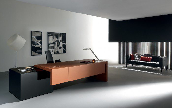 luxurious leather desks