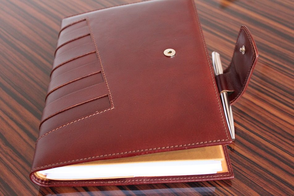 leather notebook