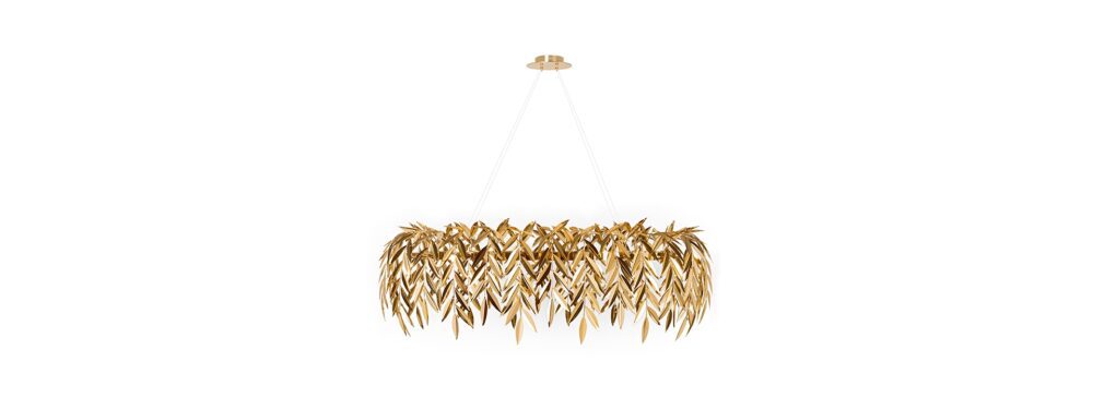 luxurious chandelier in a minimalist style