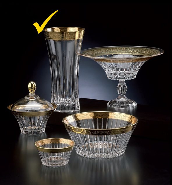 luxury glass vase shop