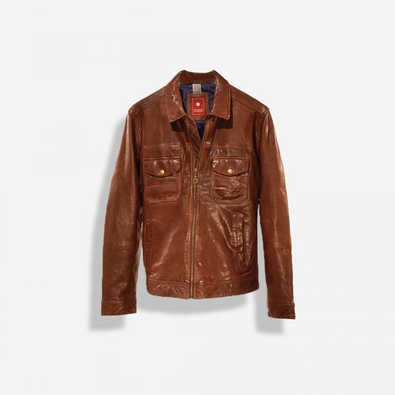 men's vintage leather jacket