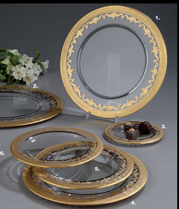 stylish and elegant table plates