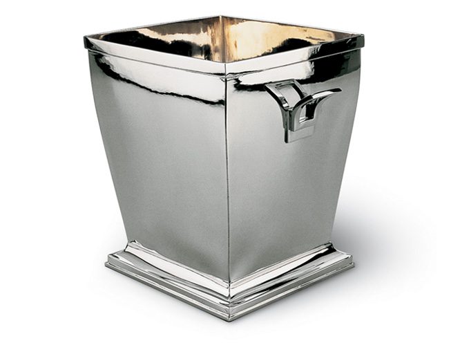 silver bucket for alcohol