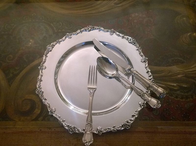 silver tableware