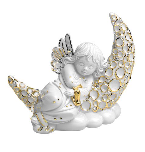 angel made of porcelain and ceramics as a gift