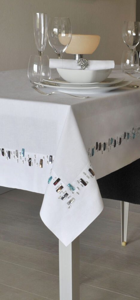 elegant tablecloth