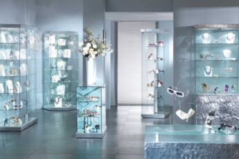 What kind of glass display case for a boutique