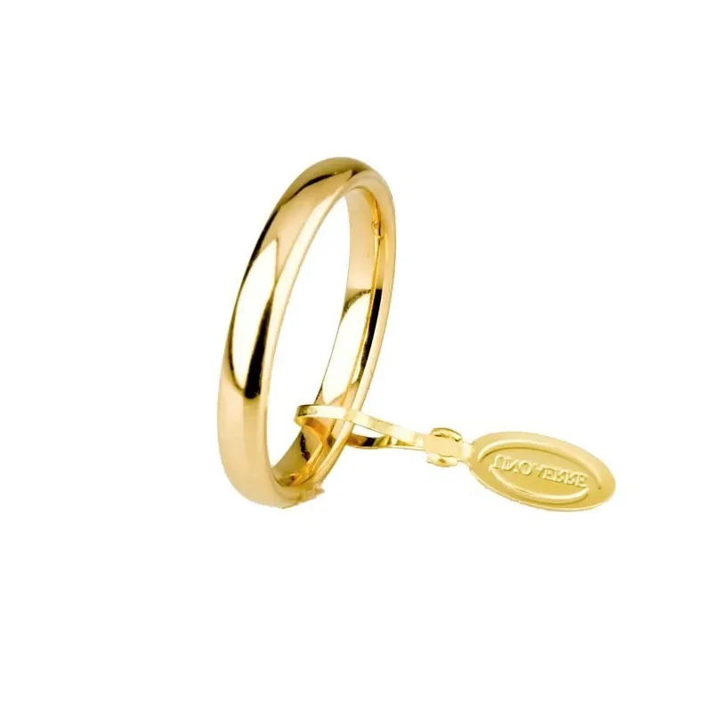 Italian Wedding Ring Made of Gold for Men
