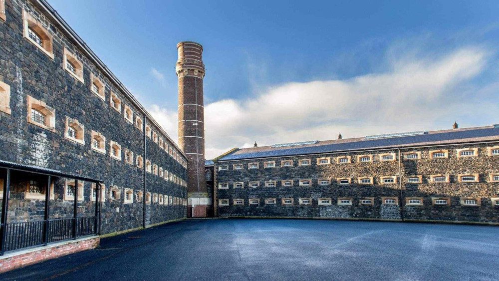 Whiskey distillery in a former prison