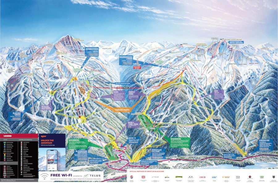 Best Ski Resorts In The World Map Canada