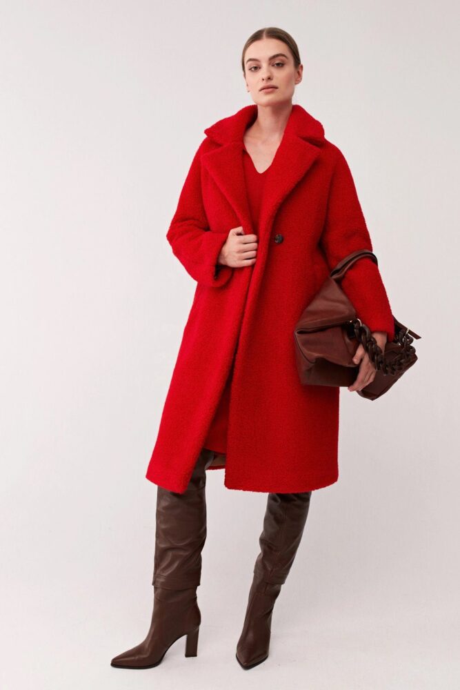 Patrizia Aryton Teddy Bear Red Coat