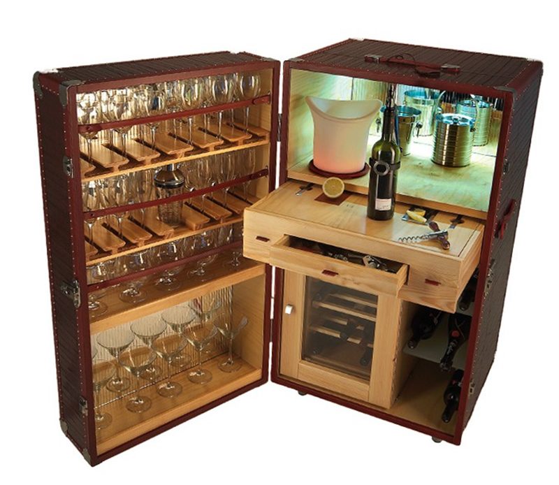 refrigerator made of leather