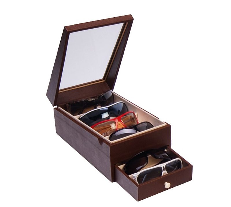 leather box for glasses