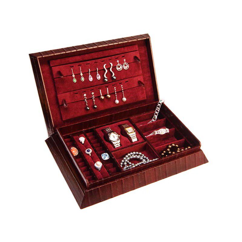 leather casket for jewelry