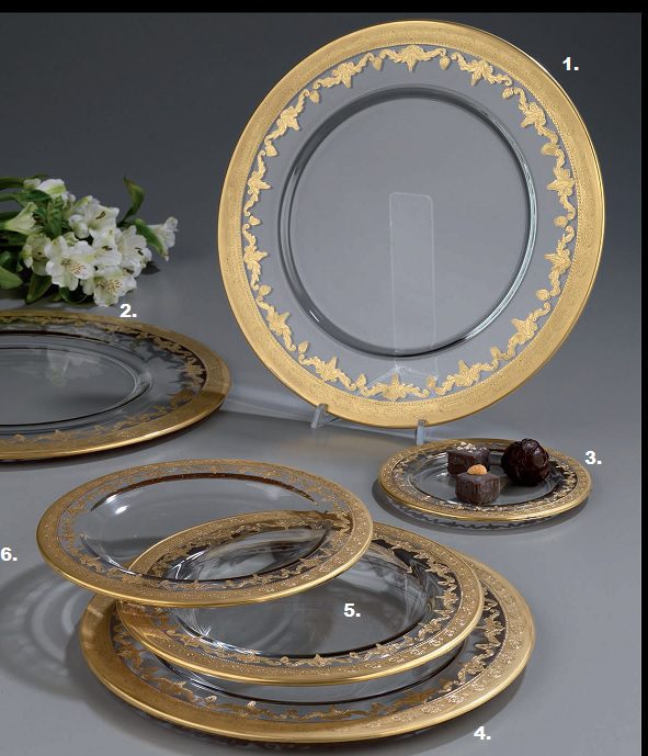 stylish hand-painted plates