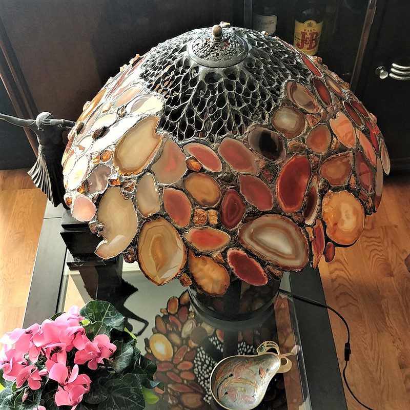 Art Nouveau style lamp