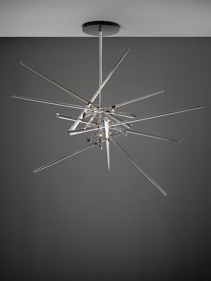 avant-garde living room chandeliers