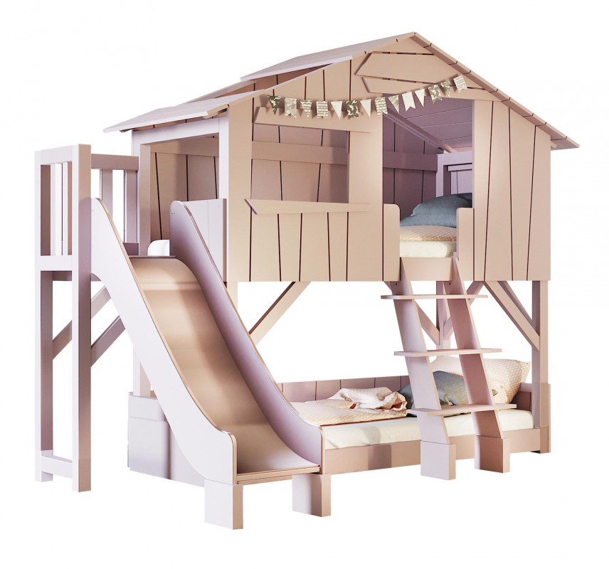 children's bed with slide