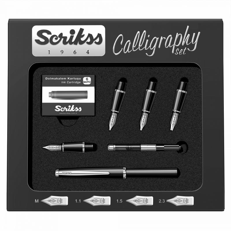 Black Calligraphy Set