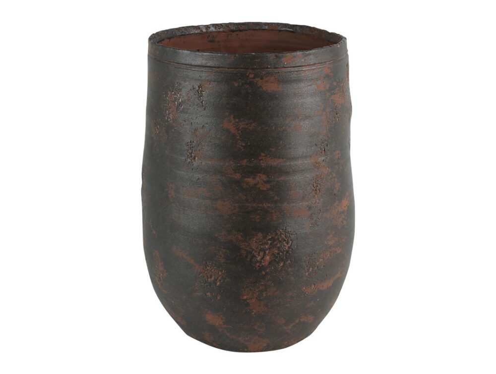 brown Provençal vase