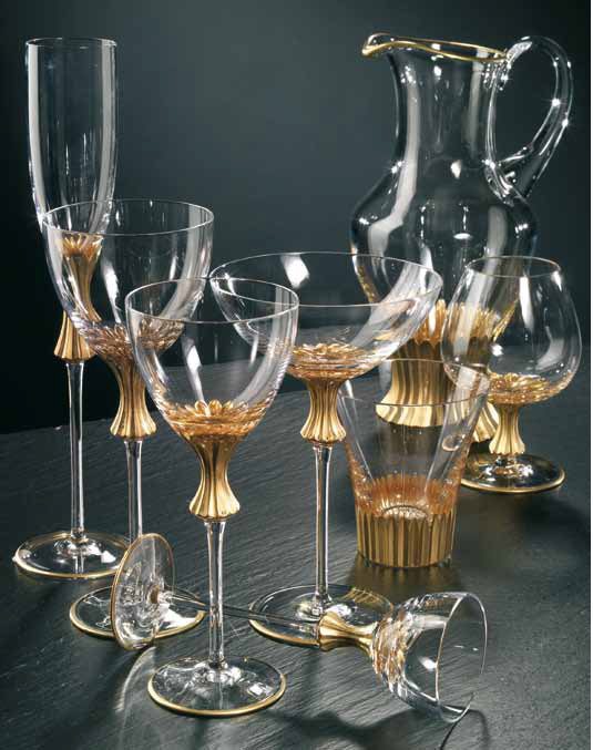 champagne buckets and flutes