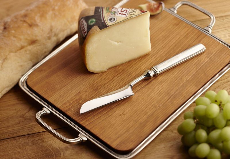 a board full of cheese flavors