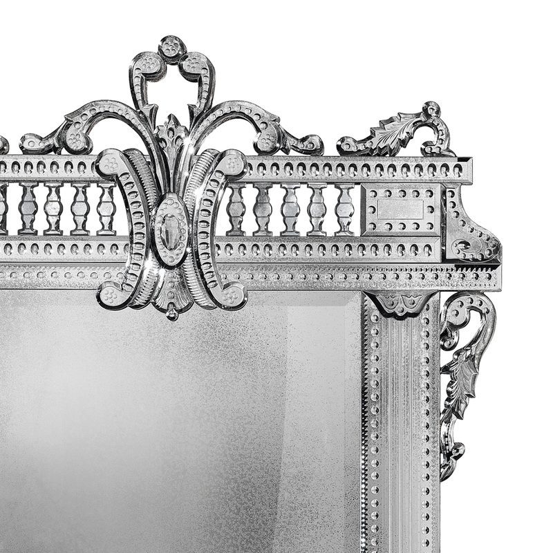 crystal mirror for interiors