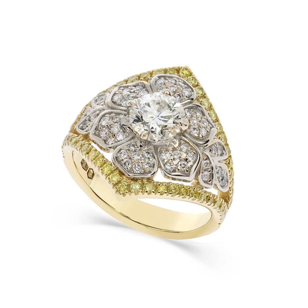 custom-made diamond ring