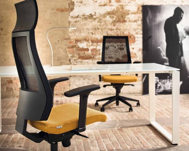 a solid office chair