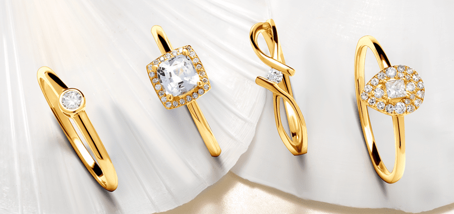 Delicate Engagement Rings