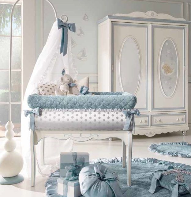 an elegant bedroom for small children