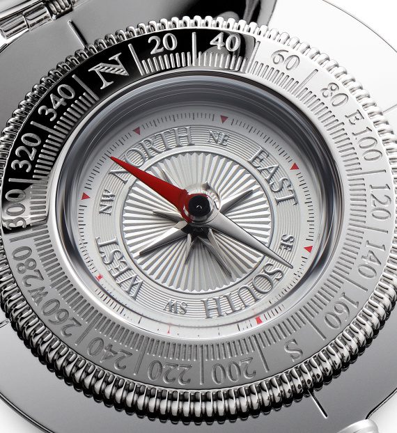elegant engraved compass as a gift luxury products