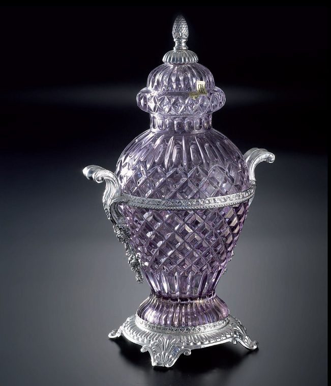 elegant glass and crystal