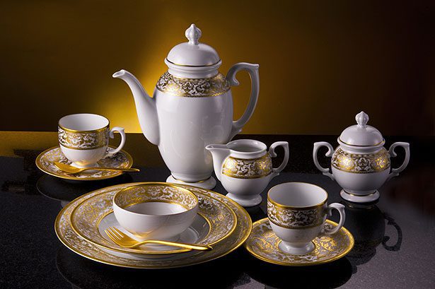 elegant tableware