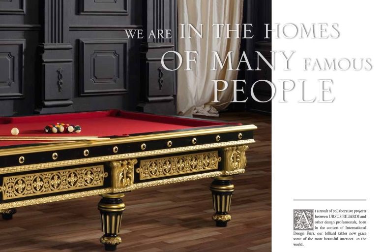 exclusive billiard tables