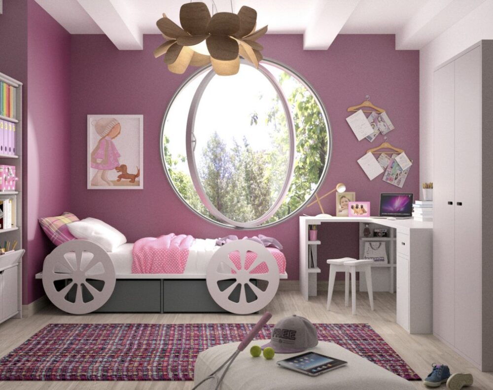 fairy-tale children's bedroom